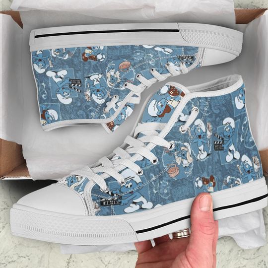 Discover Smurfy High-Top Sneakers for Smurf Lovers