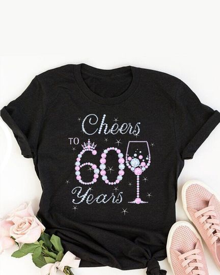 Discover Cheers to 60 Years Birthday Shirt