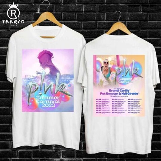 Discover Pink Summer Carnival 2023 Shirt, Pink Shirt, P!nk Shirt, Singer, Trustfall Shirt