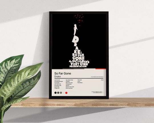 Discover So Far Gone - Drake - Poster - Album