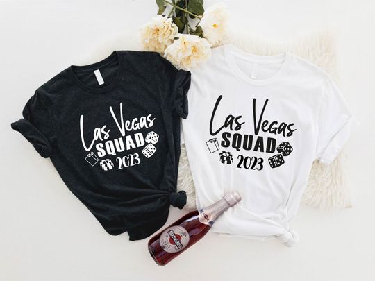 Discover Las Vegas Squad 2023 Shirt, Vegas Holiday Shirts, Girls Trip Shirt