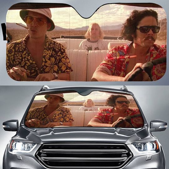 Discover Fear and Loathing in Las Vegas Car Sun Shade