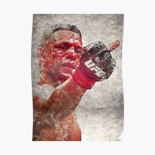 Discover Nate Diaz Premium Matte Vertical Poster