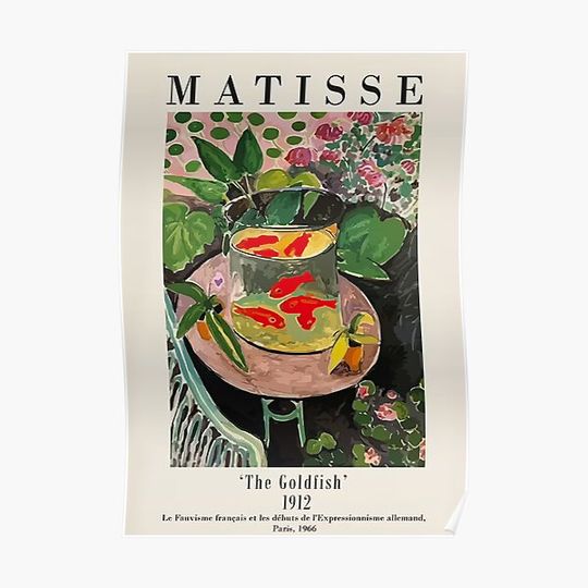 Discover Matisse the Goldfish 1912 Premium Matte Vertical Poster