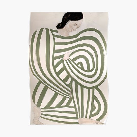 Discover Sofia Lind Hold On Clay Premium Matte Vertical Poster