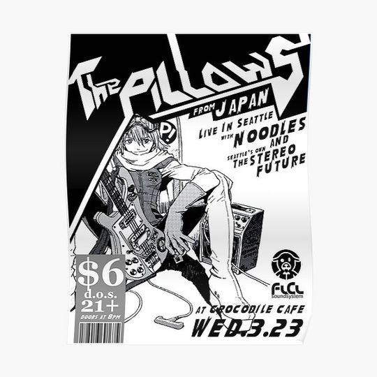 Discover Flcl The Pillows Live Premium Matte Vertical Poster