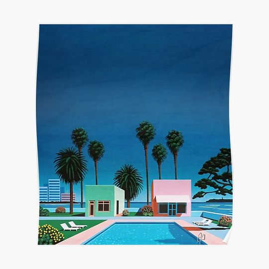 Discover Hiroshi Nagai Vaporwave Premium Matte Vertical Poster