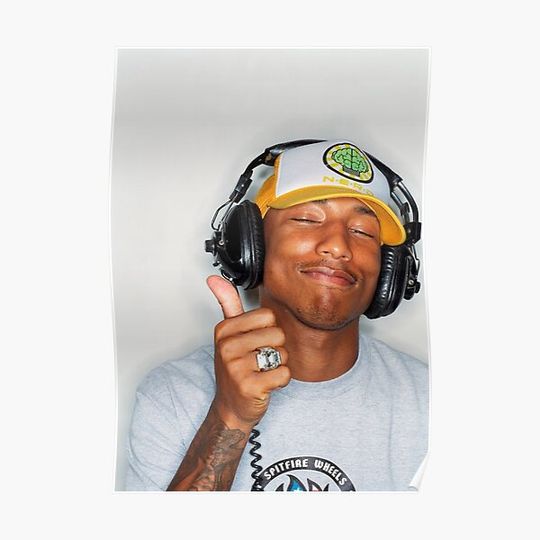 Discover Pharrel Early 2000's Premium Matte Vertical Poster