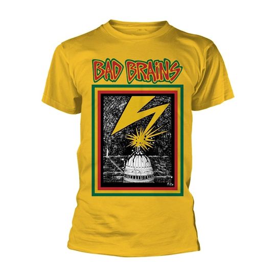 Discover Bad Brains Unisex T-shirt: Bad Brains (Yellow)