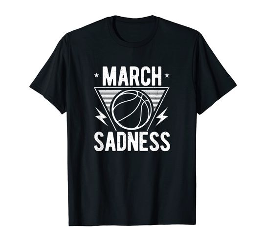 Discover March Sadness 2020 Funny College Basketball Madness Gift T-Shirt