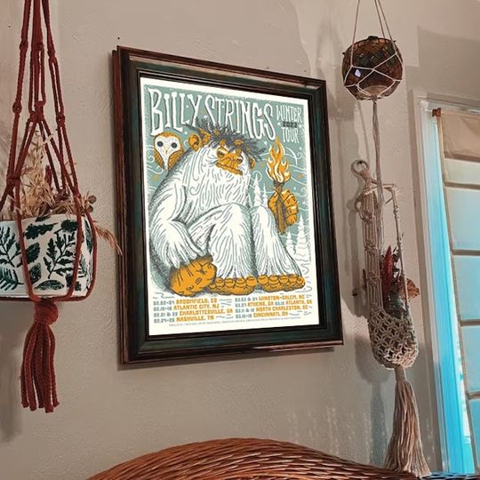 Discover Billy Strings Winter Tour 2023 Posters New Wall Decor