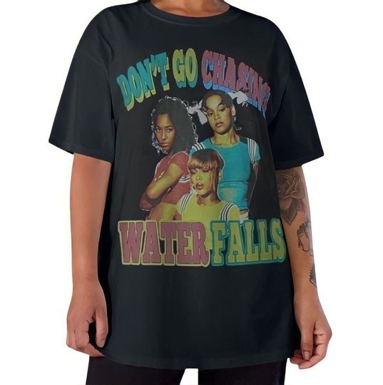 Discover Vintage TLC Tshirt | TLC Graphic Tee | Dont Go Chasing Waterfalls Tshirt