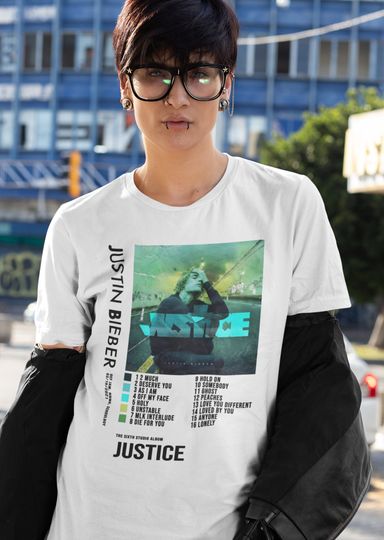 Discover Justin Bieber Justice Tour Graphic Tee - Official Merchandise
