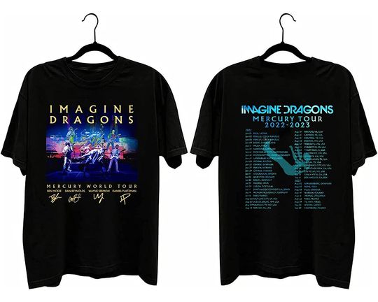Discover 2023 Imagine Dragons World Tour Shirt, Imagine Dragons Rock Tour Shirt