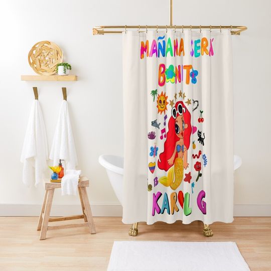 Discover Karol G, Karol G Manana Sera Bonito Shower Curtain