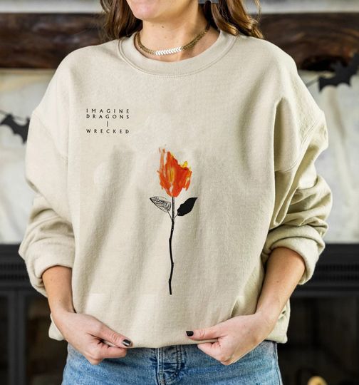 Discover Vintage Imagine Dragons Rose Wrecked Shirt, Imagine Dragons Shirt, 2023 Band Tour Shirt