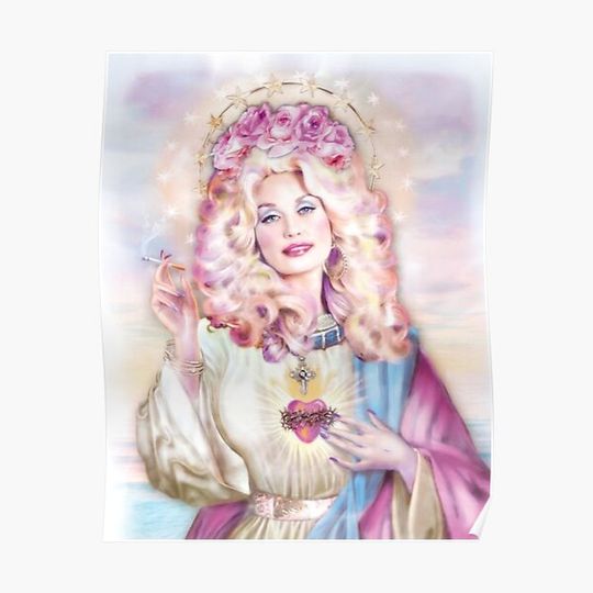 Discover Purple Saint Dolly Premium Matte Vertical Poster