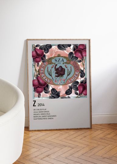 Discover SZA Album Cover Poster,