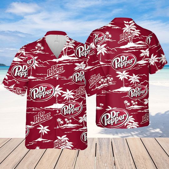 Discover Dr.Pepper Hawaiian Beach Pattern Shirt, Hawaii beer Shirt, Dr PepperHawaiian Summer Shirt