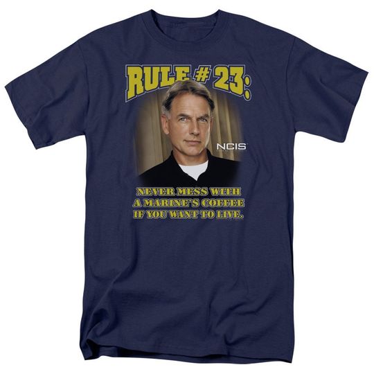 Discover NCIS Gibb's Rule 23 Navy Shirts