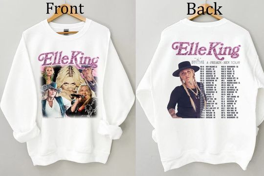 Discover Elle King A Freakin Men Tour Shirt 2023 Tour