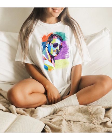 Vintage Freddie Mercury T Shirt | Band Tee | Retro 70s T Shirt | Queen T Shirt