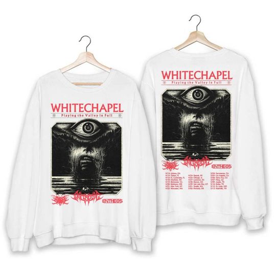 Discover Whitechapel Band 2023 Tour Sweatshirt