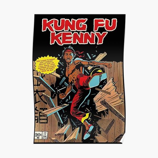 Discover Kung fu kenny Premium Matte Vertical Poster