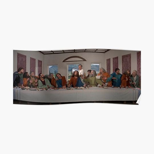 Discover Mel Brooks The Last Supper Landscape Premium Matte Vertical Poster