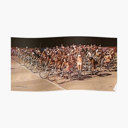 Discover fat bottomed girls album cover Premium Matte Vertical Poster