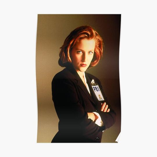 Discover Scully X-files Premium Matte Vertical Poster