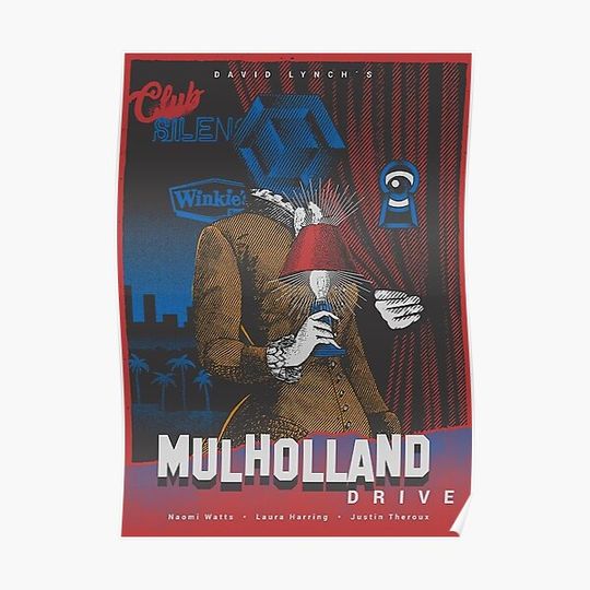 Discover Japanese Mulholland Drive Tribute Poster - Artistic Design