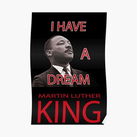 Discover Martin Luther King Jr Day I Have A Dream Equality Civil Rights Racism Premium Matte Vertical Poster