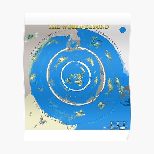 Discover Beyond The Ice Wall | Antartica | Widerness | Noth Pole | South Pole Sweatshirts | More Land Beyond The Poles Premium Matte Vertical Poster