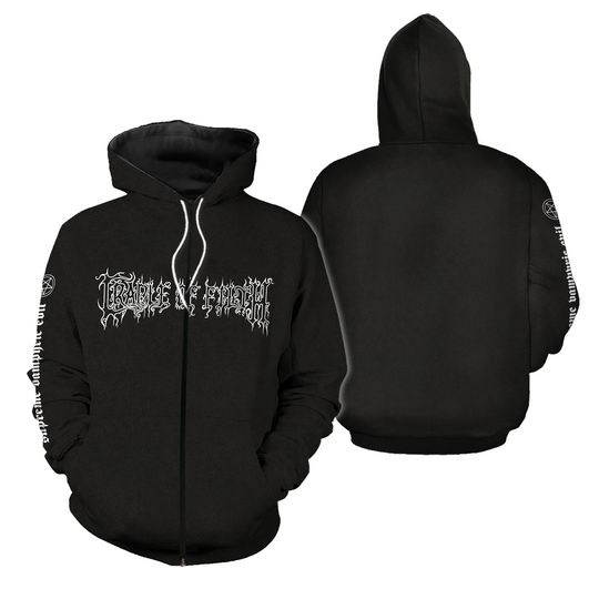 Discover Cradle Of Filth Unisex Zipped Hoodie: The Principle Of Evil Made Flesh