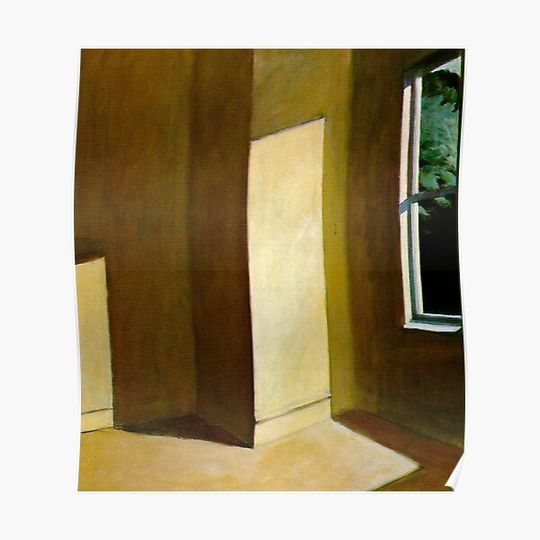 Discover Sun in an Empty Room-Edward Hopper Premium Matte Vertical Poster