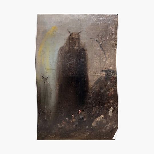 Discover Francisco de Goya (1746 – 1828) - Ghostly Vision (1801) Premium Matte Vertical Poster