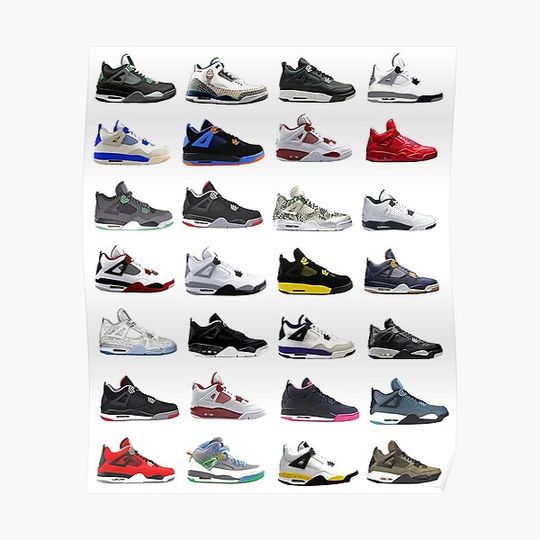 Discover colection sneakers Premium Matte Vertical Poster