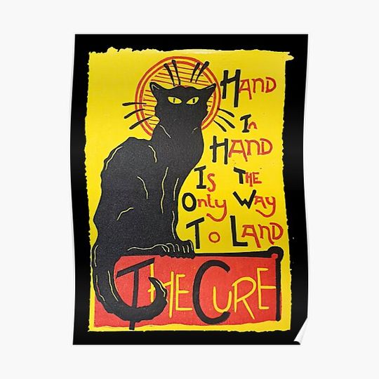 Discover The Cure Cat Cute Premium Matte Vertical Poster
