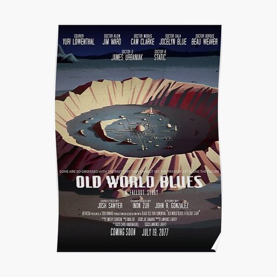 Discover Fallout New Vegas: Old World Blues Movie Style Premium Matte Vertical Poster