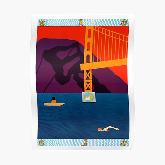 Discover Joan Brown  Golden Gate, 1987 Premium Matte Vertical Poster