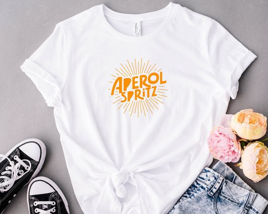 Discover Aperol Spritz Print Shirt,Spritz Season Tee, Aperol Spritz Fan, Italy Inspired T Shirt, On Trend T-shirt