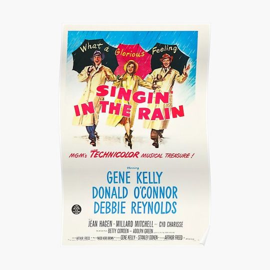 Discover Singin' in the Rain Premium Matte Vertical Poster