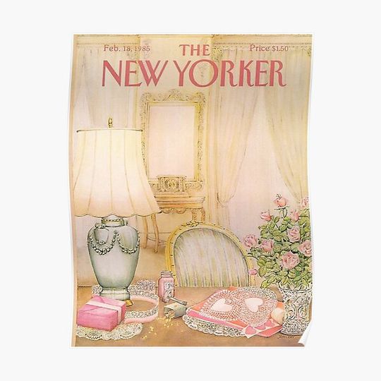 Discover New Yorker Room 1985 Premium Matte Vertical Poster