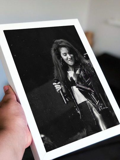 Discover Selena Quintanilla 1992 Black and White Poster