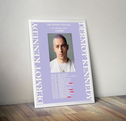 Discover Dermot Kennedy The 'Sonder Tour 2023' Poster