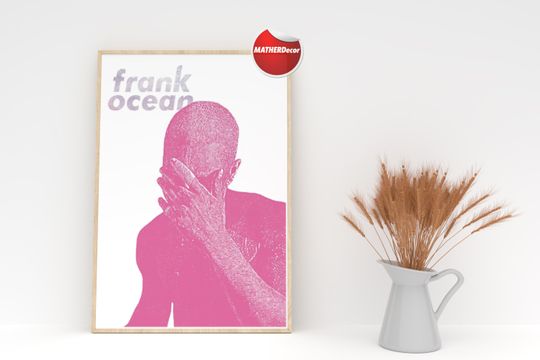 Discover Frank Ocean Pink Painting Poster - Frank Ocean Rapper Poster