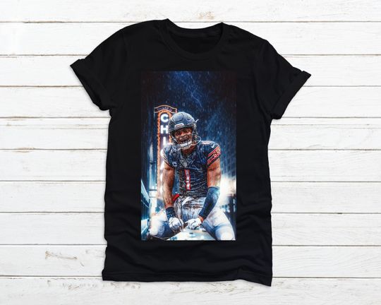 Discover Limited Justin Fields Vintage 90s #1/Quarterback Shirt