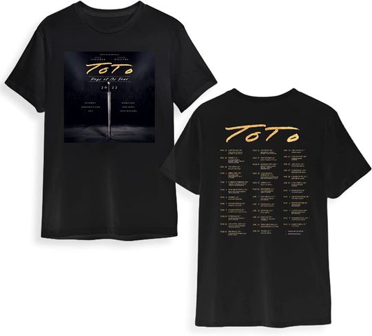 Discover Toto 2023 Tour tshirt