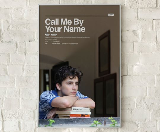 Discover Call Me By Your Name Poster - Call Me By Your Name Movie Print